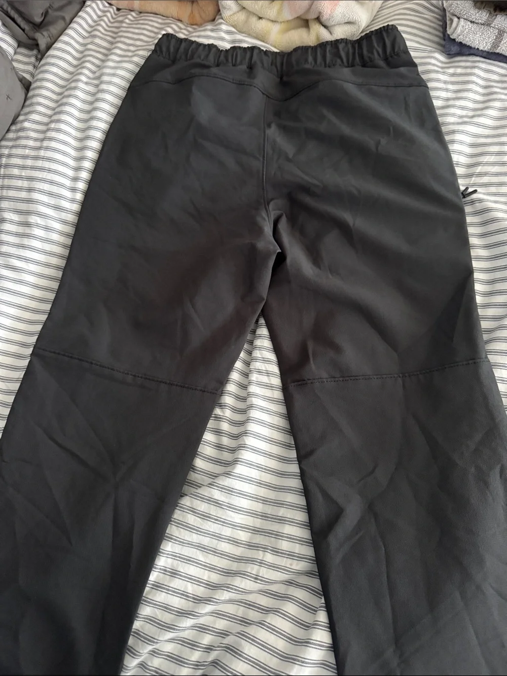 Boys Charcoal Utility Cargo Pants - Elastic Waist old navy xl 14/16